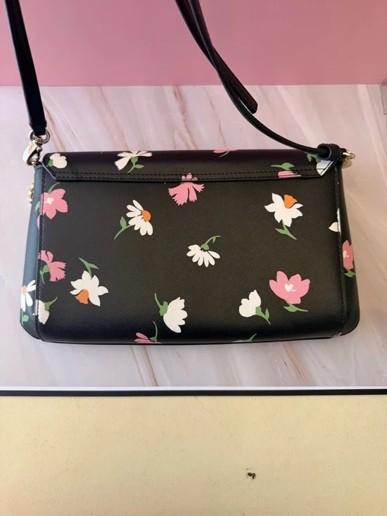 Kate Spade Madison Floral Waltz Flap Crossbody Bag - Picture 8 of 8